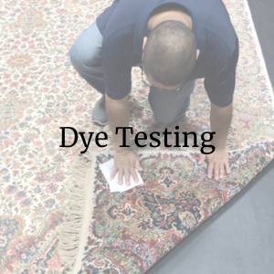 LEARN MORE Rug Dye Testing